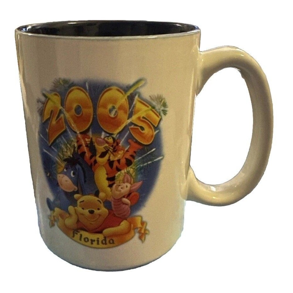 Vintage Disney Florida Mug (2005) – Mickey, Pluto, Donald & Goofy